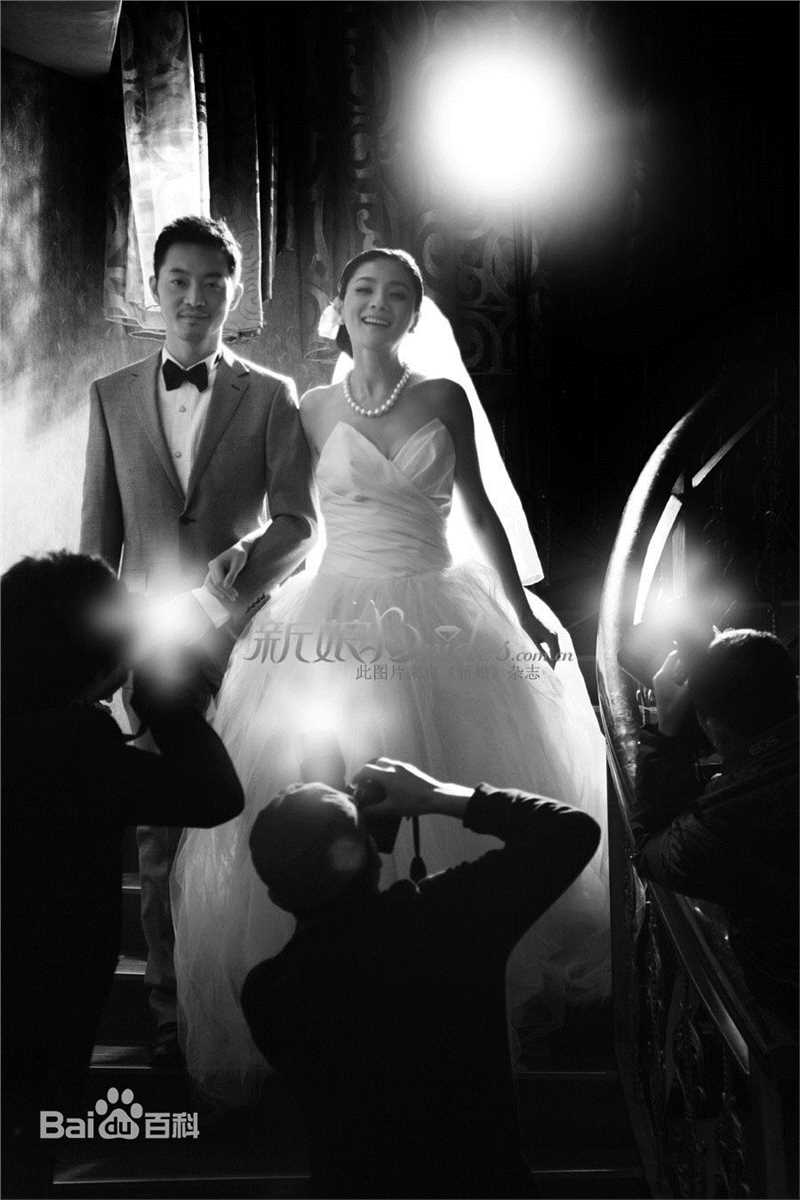 胡可结婚照前后照片