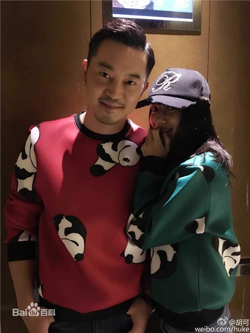 胡可家人前后照片