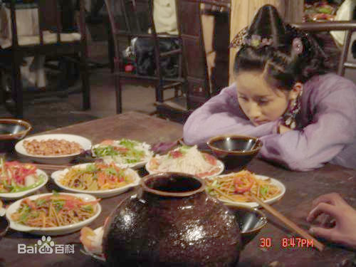 孙菲菲(加菲猫 、孙大头、静公主)2006年《碧血剑》最新剧照