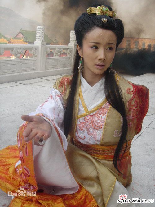 孙菲菲(加菲猫 、孙大头、静公主)2006年《碧血剑》最新剧照