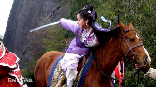 孙菲菲(加菲猫 、孙大头、静公主)2006年《碧血剑》最新剧照