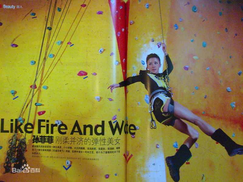 孙菲菲(加菲猫 、孙大头、静公主)高清杂志照图集