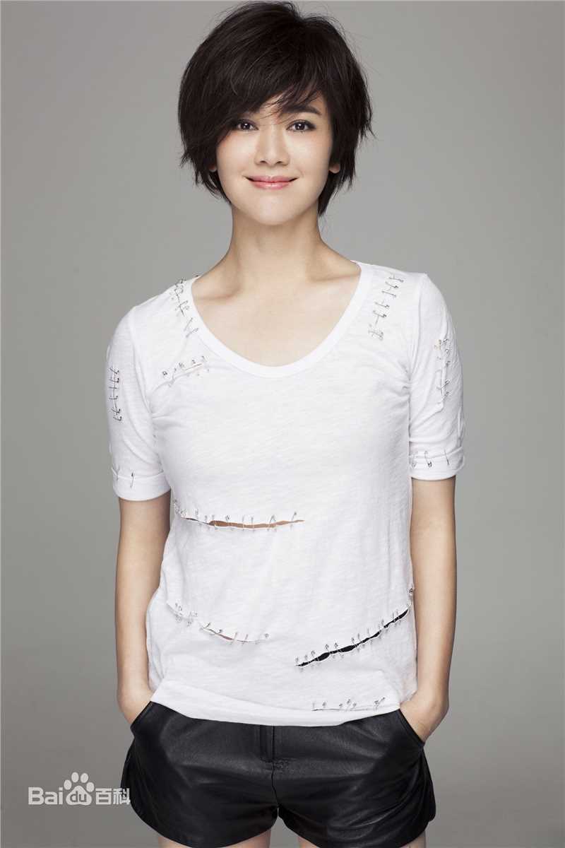 左小青高清短发图集