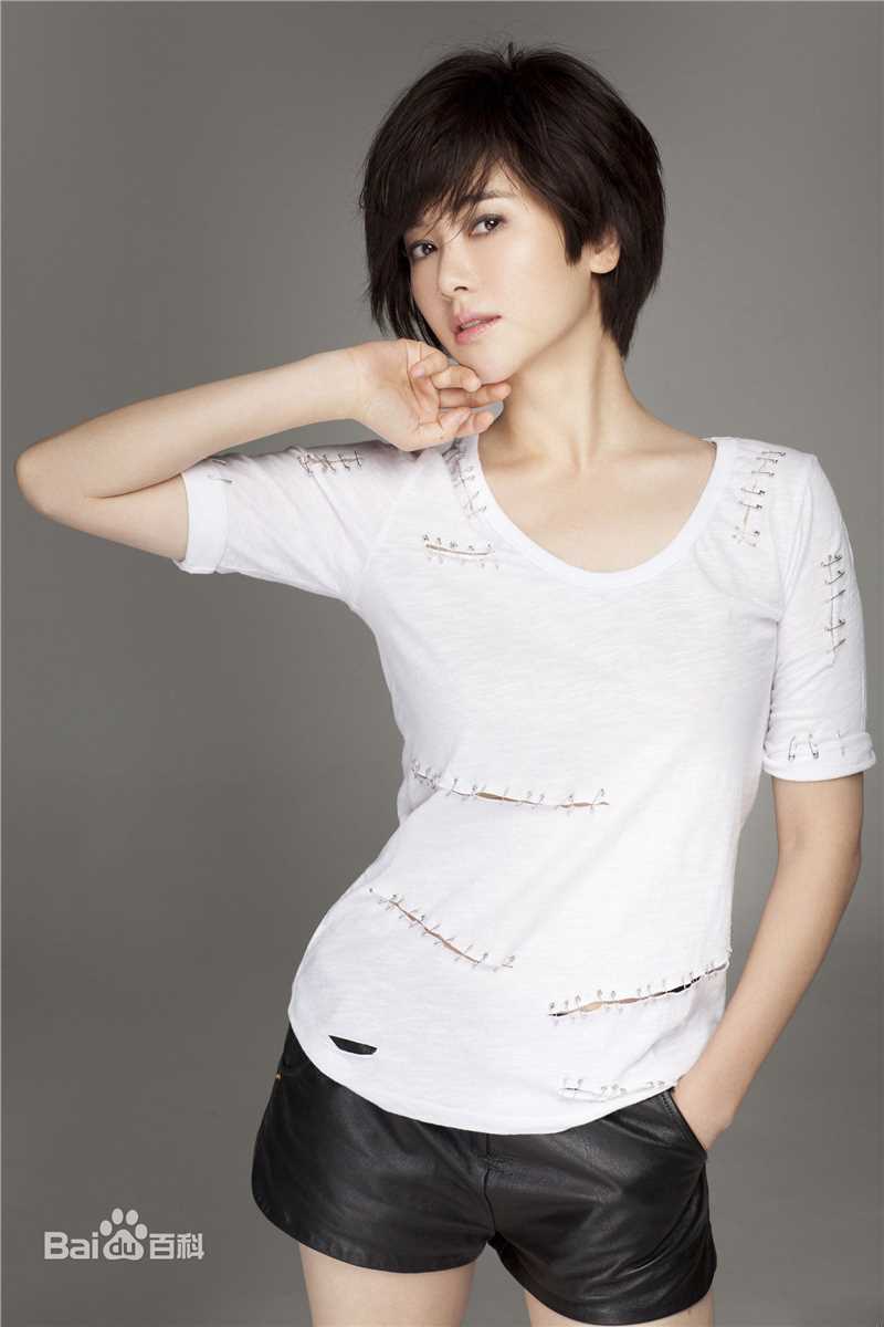 左小青高清短发图集