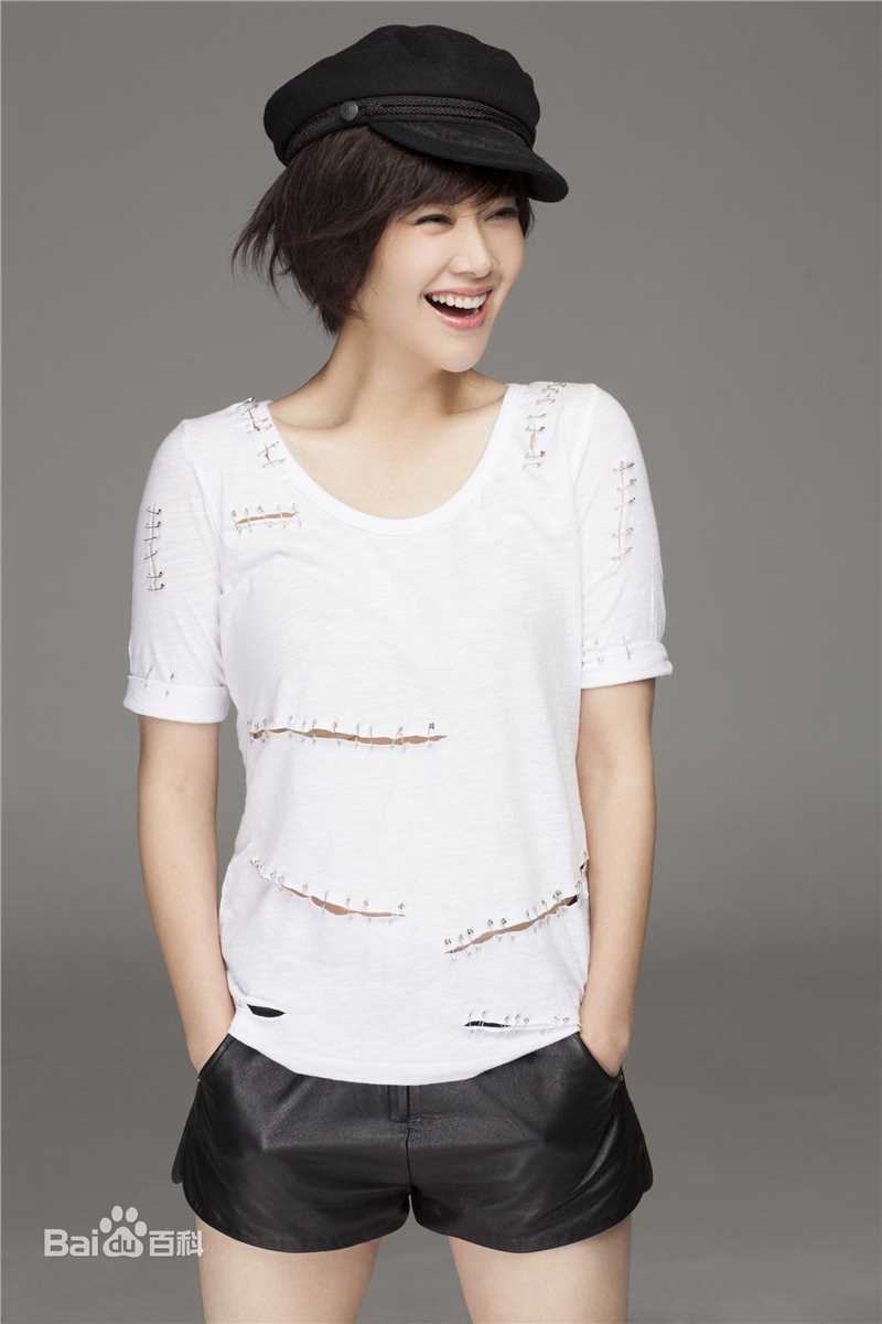 左小青高清短发图集