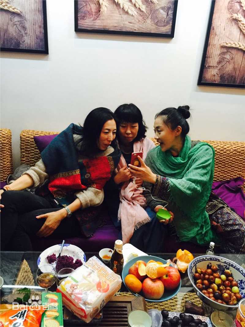 傅冲(Sasa)与亲友合影素颜照相册