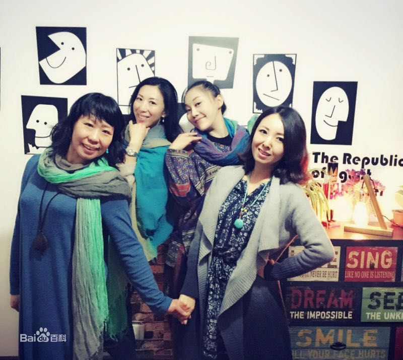 傅冲(Sasa)与亲友合影2前后照片