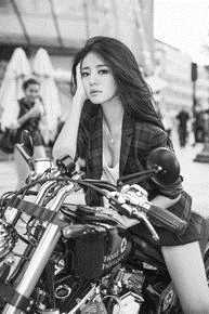 安以轩(Ann)化身机车酷GIRL图片图集