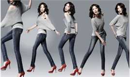 杨谨华(cheryl)代言VictoriaJeans前后照片