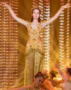 迪丽热巴·迪力木拉提(Dilraba)化身“金鹰女神”前后照片