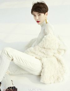 焦俊艳杂志拍摄