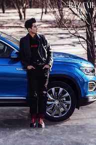 乔振宇(Qiao Zhenyu)芭莎男士前后照片