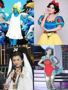 谢娜(Nana)百变大咖秀造型前后照片