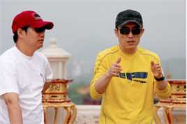 高清温德光在拍摄《满城尽带黄金甲》片场中的图集