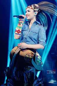 周笔畅(BiBi Zhou)“BOOM!”巡回演唱会生活照