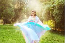 孟子义(Zoey)古装素颜照壁纸