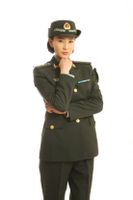 侯梦莎候梦莎军装图片图集