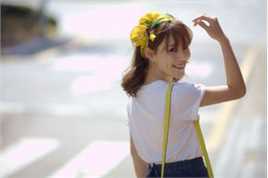 蔡蝶(Vanessa)韩国街拍素颜照相册