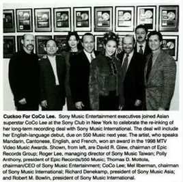 李玟(CoCo Lee)签约美国Sony Music生活照相册