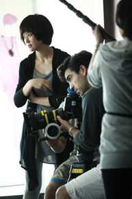 最新白羽(Yu Bai)在在《替身》片场中的壁纸