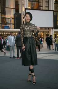 马梓涵(Ivy)纽约时装周生活照