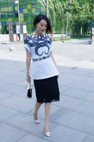 马梓涵(Ivy)街拍前后照片