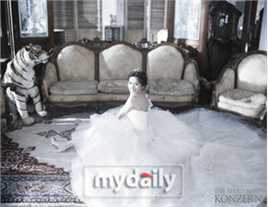 崔贞允( Choi Jeong-Yun)最全贞允公布婚纱相册