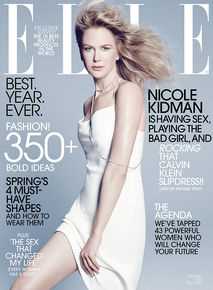 妮可·基德曼(Nicole Kidman)最新《ELLE》2015开年封面图集