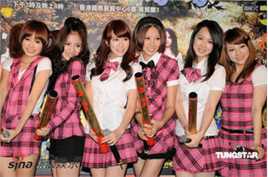 黑Gril(Hey Girl) Mini Live 2009 记者会性感图片图集