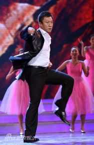 孙红雷表演霹雳舞前后照片