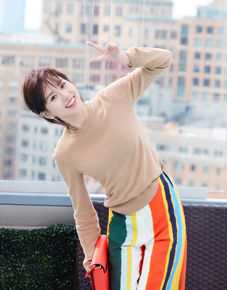 刘诗诗(Liu Shishi)纽约ToryBurch2018秋冬时装秀生活照