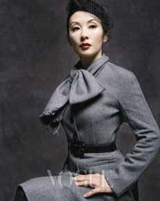 李美淑(，Lee Mi Sook)2009年12月号-Vogue素颜照壁纸