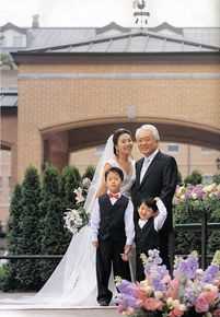 崔明吉()家庭生活前后照片