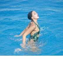 最新西班牙花样游泳队备战,唯美舞姿闪耀泳池图集