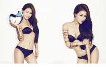 高清孙敬媛大胆黑色内衣秀翘臀图集