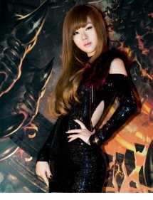 最新韩国人气模特黄美姬化身魔兽世界宝贝图集