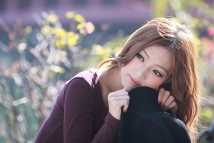 高清户外美女模特觺觺图集