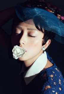 特别专辑模特依力复古展女王风采图片