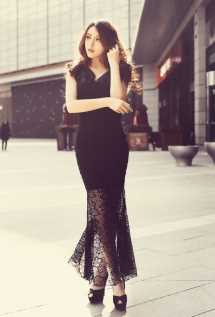 最全高兮妍透视长裙性感撩人壁纸