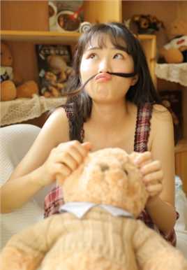 精选日系萝莉美女俏皮元气吊带内衣清纯居家私房照图册