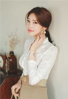 韩国美女气质清纯优雅名媛知性风格包臀图片