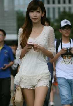 特别专辑清纯美女街头蕾丝裤合集图片