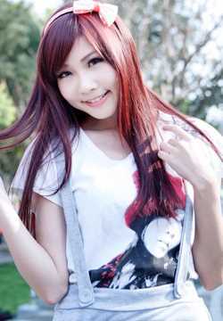 高清清纯可爱美女户外高清壁纸大图图集