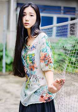 高清长发清纯美女户外唯美图集