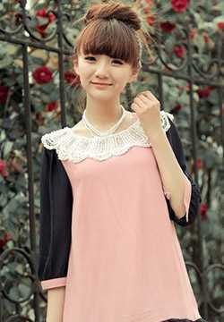 优质清纯丸子头女生街拍唯美相册