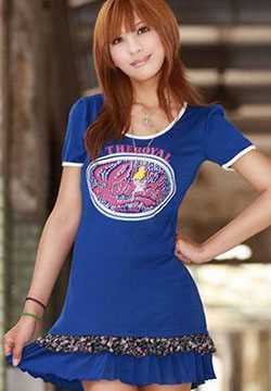 高清清纯美女阳光气质蓝裙图集