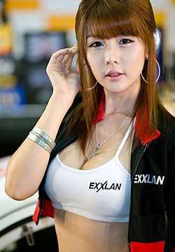 高清韩国嫩模黄美姬车展性感甜美图集