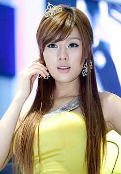 高清韩国顶级车模黄美姬展台性感图集