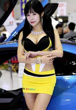 特别专辑韩国车模赵恩河车展性感露大胸图片图片