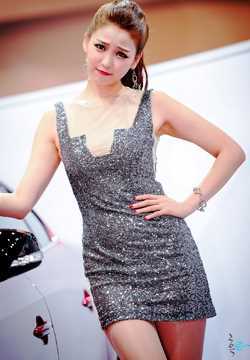 精选韩国车模李恩慧车展秀骨感身材图片图册